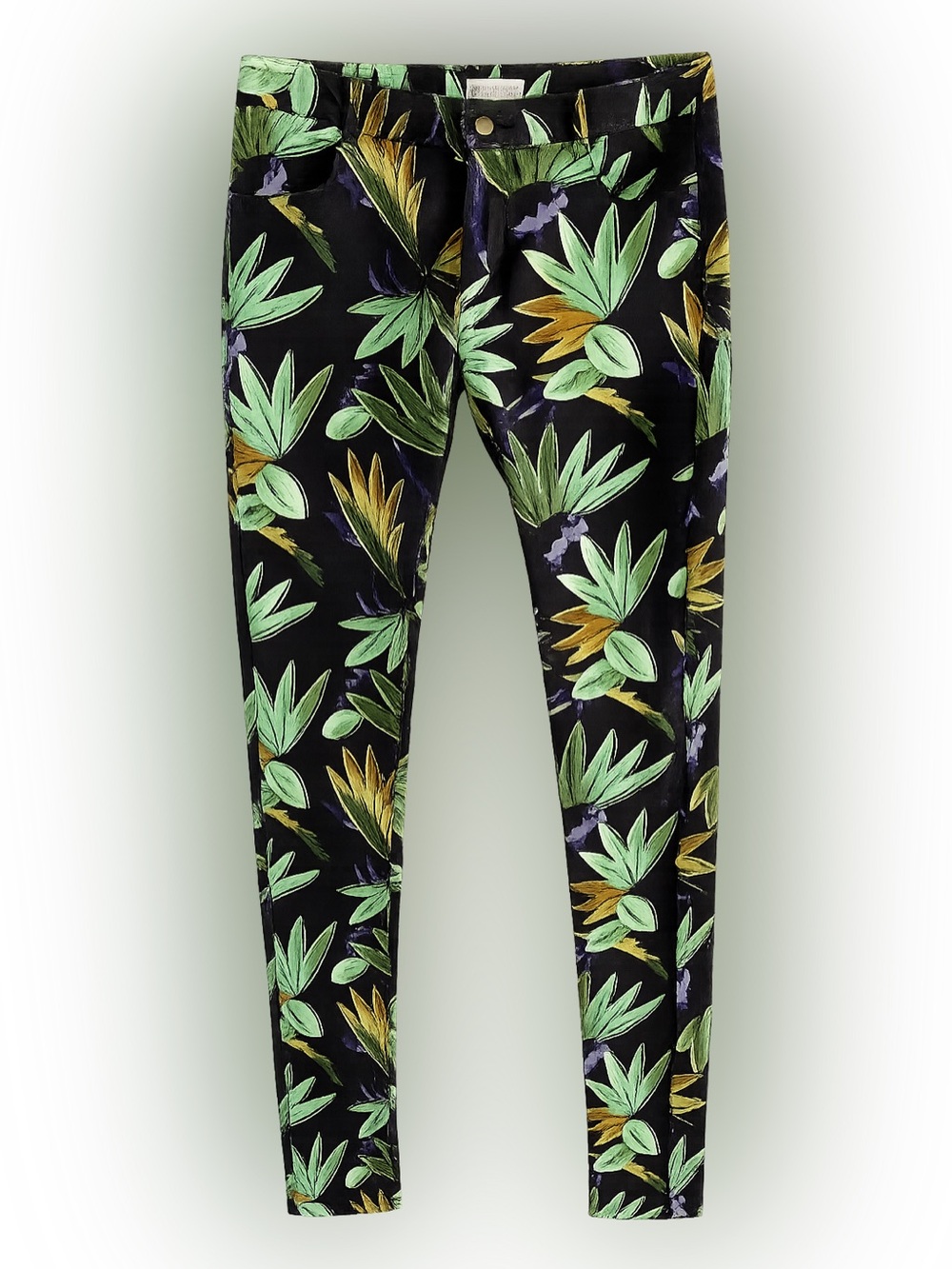 Claudie Pierlot Paris Pamela Tropical Print Skinny Jeans 27